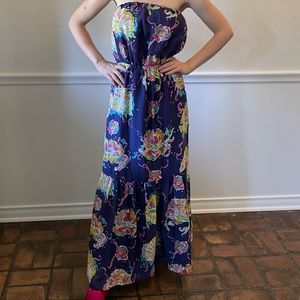 100% silk maxi Lily Pulitzer dress